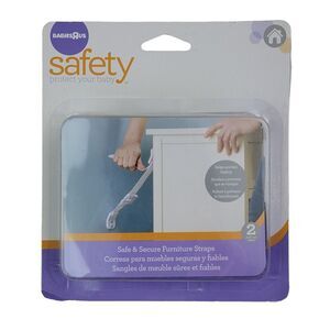 Safety Furniture Straps‎ 2 pk Baby Toddler Child Proofing Adjustable Babies R Us